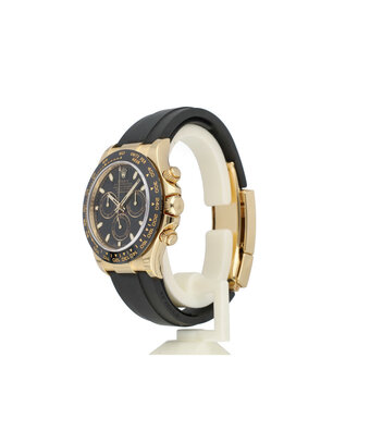 Rolex Daytona  40 2020 + papers | Oysterflex - rubber yellow gold black