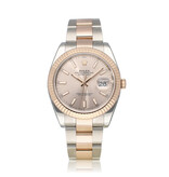 Rolex Datejust 41 NEW ROLEX SERVICE - 2019 B+P | steel - rose gold sundust Oyster