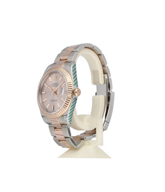 Rolex Datejust 41 NEW ROLEX SERVICE - 2019 B+P | steel - rose gold sundust Oyster