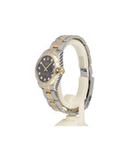 Rolex Datejust 31 NEW ROLEX SERVCICE - 2020 B+P | steel - gold diamond grey roman Oyster