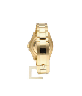 Rolex Submariner Date 41 NEW ROLEX SERVICE - 2021 B+P | yellow gold black Oyster