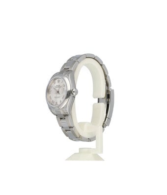 Rolex Lady-Datejust 28 2022 B+P | UNWORN - STICKERS | steel silver roman domed Oyster