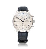 IWC Portugieser Chronograph Automatic 41 NEW IWC STRAP - 2018 box + papers | steel silver