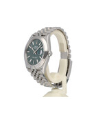 Rolex Datejust 41 NEW ROLEX SERVICE - 2024 B+P | steel mint green Jubilee