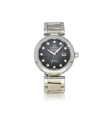Omega De Ville Ladymatic 34 steel black diamond automatic