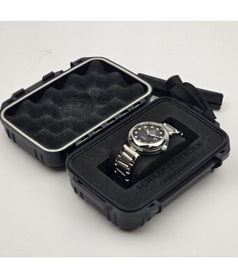 Omega De Ville Ladymatic 34 steel black diamond automatic