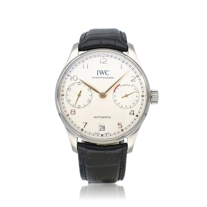 Portugieser Automatic 42 steel silver 2023 B+P | NEW IWC STRAP