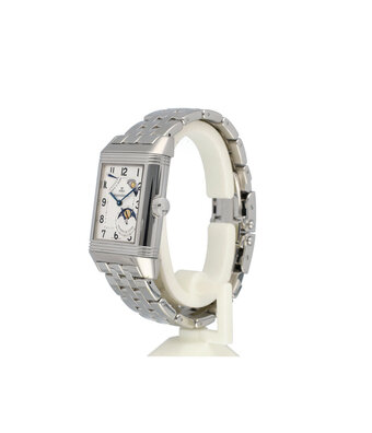 Jaeger-LeCoultre Reverso Grande Automatique 29 steel power reserve duo spring sun moon - moonphase