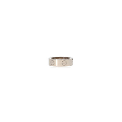 Love Ring  48 ring size 48 mm white gold 2007 box + papers