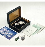Rolex Datejust 36 Oysterquartz steel silver 1980 box + papers