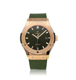 Hublot Classic Fusion King Gold Green 42 - 2023 box + papers | green rose gold automatic