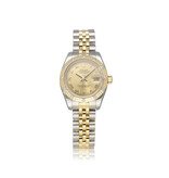 Rolex Lady-Datejust 26 NEW ROLEX SERVICE -  2006 + papers | steel - yellow gold factory diamond