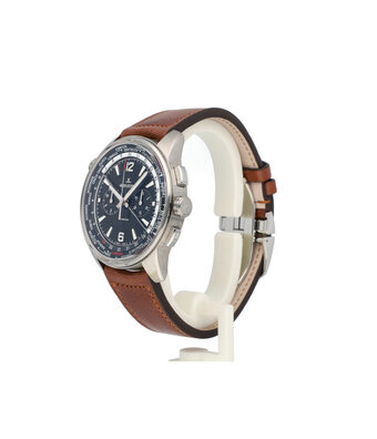 Jaeger-LeCoultre Polaris Chronograph Worldtime 44 NEW JLC SERVICE - 2018 B+P | titanium | ref. Q905T471