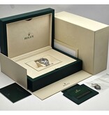 Rolex Day-Date 40 - 2022 box + papers | platina ice blue diamond / baguette