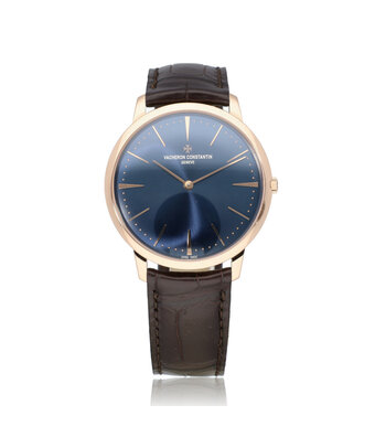 Vacheron Constantin Patrimony  40 - 2023 B+P | rose gold blue alligator leather