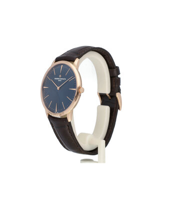 Vacheron Constantin Patrimony  40 - 2023 B+P | rose gold blue alligator leather