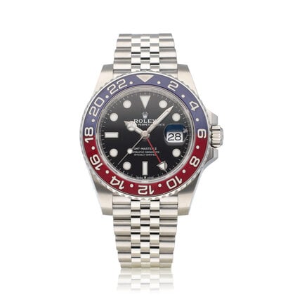 GMT-Master II 40 - 2023 box + papers | steel blue / red - Pepsi Jubilee ceramic