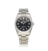 Rolex Explorer  36 NEW ROLEX SERVICE - 1996 B+P | steel black
