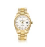 Rolex Day-Date 36 NEW ROLEX SERVICE - 1980 | yellow gold bark white roman tight President