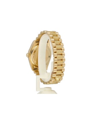 Rolex Day-Date 36 NEW ROLEX SERVICE - 1980 | yellow gold bark white roman tight President