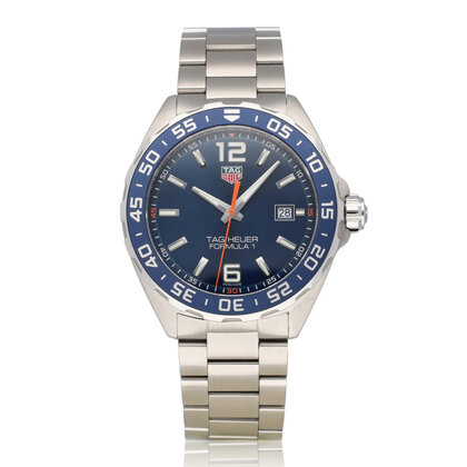 Formula 1  43 steel blue date + box