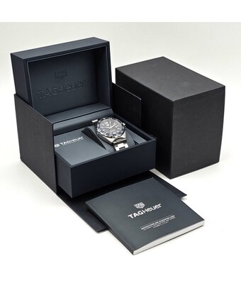 TAG Heuer Formula 1  43 steel blue date + box