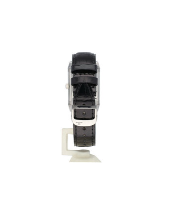 Jaeger-LeCoultre Reverso Grand taille 26 NEW JLC STRAP | steel silver alligator leather