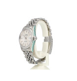 Rolex Datejust 36 steel silver tapestry Jubilee 2001 box + papers