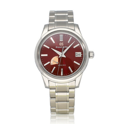 Heritage Elegance Spring Drive Limited Edition 41 - 2024 + papers | steel red power reserv