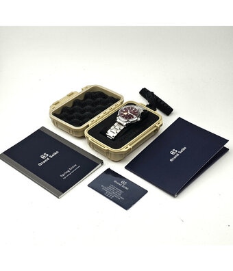 Heritage Elegance Spring Drive Limited Edition 41 - 2024 + papers | steel red power reserv