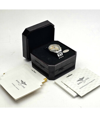 Breitling Chronomat   - 1992 box + papers | steel gold silver