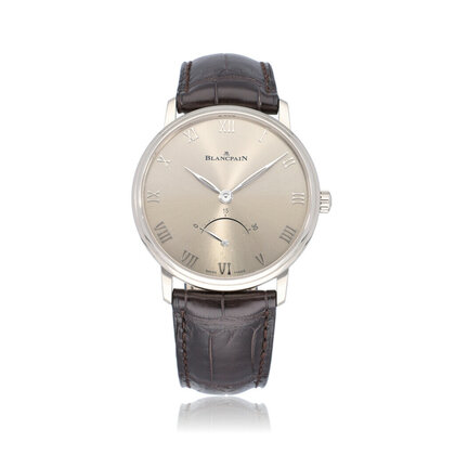 Villeret Ultraplate Retrograde 40 steel NEW / UNWORN 2017 box + papers