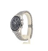 Omega Speedmaster Moonwatch Chronograph 42 box + papers | OPEN DATE | steel black hesalite