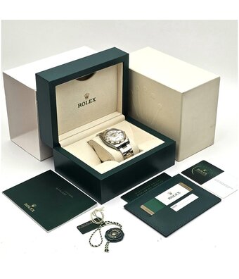 Rolex Datejust 36 NEW ROLEX SERVICE - 2017 B+P | steel yellow gold Oyster MOP - pearl diamond