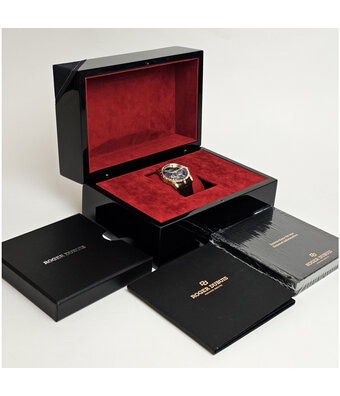 Roger Dubuis Excalibur Flying Tourbillon 42 - 2020 box + papers | rose gold skeleton flying tourbillon