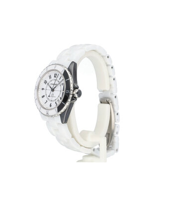 CHANEL J12 Paradoxe 38 - 2020 box + papers | ceramic white - black