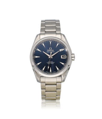 Omega Seamaster Aqua Terra 150M 39 - 2012 box + papers | steel blue