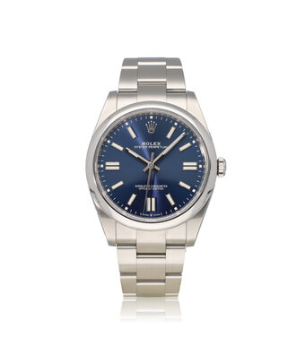 Rolex Oyster Perpetual 41 - 2023 box + papers | steel blue domed Oyster
