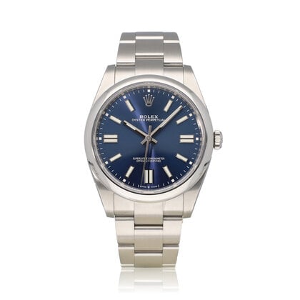 Oyster Perpetual 41 - 2023 box + papers | steel blue domed Oyster