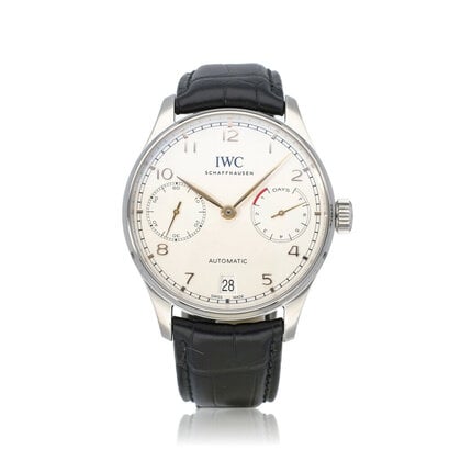 Portugieser Automatic 42 steel silver 2023 B+P | NEW IWC STRAP