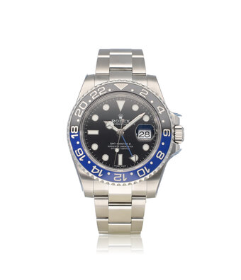 Rolex GMT-Master II 40 NEW ROLEX SERVICE | steel Batman - blue Oyster