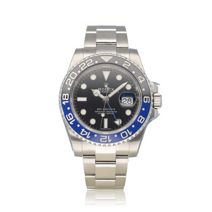 GMT-Master II 40 NEW ROLEX SERVICE | steel Batman - blue Oyster