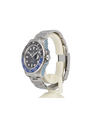 Rolex GMT-Master II 40 NEW ROLEX SERVICE | steel Batman - blue Oyster