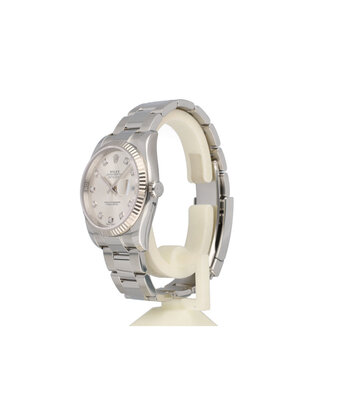 Rolex Datejust 36 - 2018 box + papers | steel diamond dial Oyster