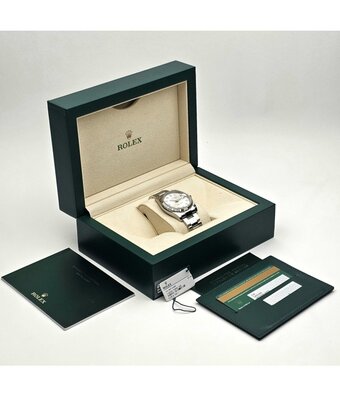 Rolex Datejust 36 - 2018 box + papers | steel diamond dial Oyster