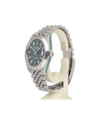 Rolex Datejust 41 NEW ROLEX SERVICE - 2023 B+P | steel mint green Jubilee