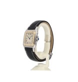 Cartier Santos de Cartier Galbée 34,8 NEW CARTIER SERVICE - 1996 B+P | steel / gold quartz | ref.