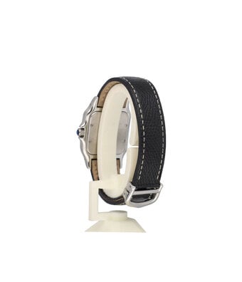Cartier Santos de Cartier Galbée 34,8 NEW CARTIER SERVICE - 1996 B+P | steel / gold quartz | ref.
