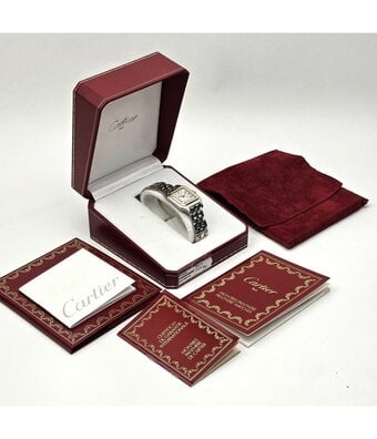 Cartier Panthère de Cartier  22 box + papers | steel - gold 1 row | ref. 1100 |