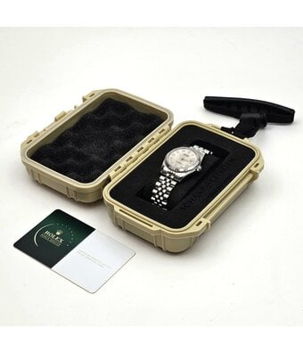 Rolex Datejust 31 NEW ROLEX SERVICE - 2005 | steel MOP - pearl roman carousel - myriad Jubilee